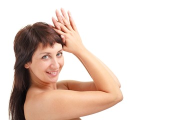 Obraz premium Smiling woman