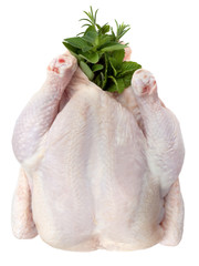 Raw Chicken with Herbs