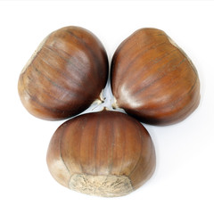 trio de casta&ntilde;as