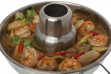 Tom Yum Goong Suppe, Feuertopf