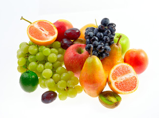 Still-life of fresh fruits