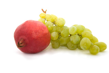 pomegranate and grape