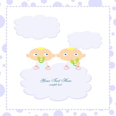 TARJETA ANUNCIO RECIEN NACIDO