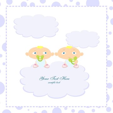 TARJETA ANUNCIO RECIEN NACIDO