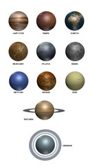 3d planet set