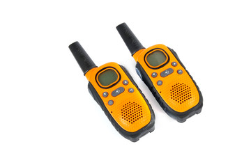 walky talky isolated on white