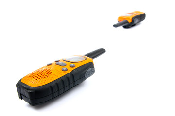 walky talky isolated on white