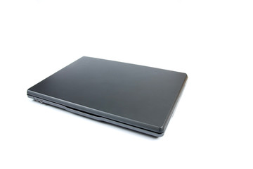 modern laptop isolated on white background
