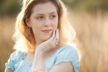 Fototapeta premium Young woman portrait