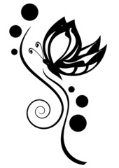 Fototapeta premium farfallina tatuaggio