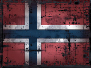 grunge norwegen fahne