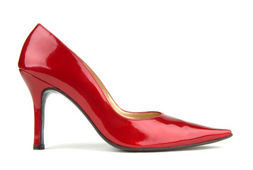 Single Red Shoe
