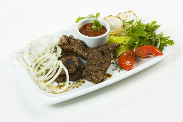 dish of fried meat