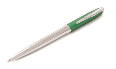 Classic pen on white background with shadows