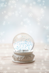 Fototapeta na wymiar Ornament snow globe