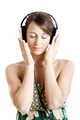 Fototapeta premium Listen music