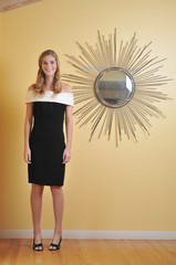 Teenager in formal dress