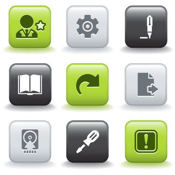 Icons with buttons 6