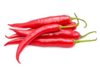Hot Chili Peppers Isoalted on White