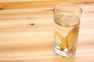 Licorice roots infusion