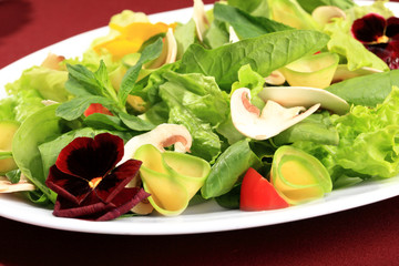 Salad  flowers