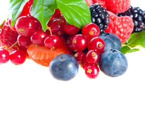 blueberry, blackberry, raspberry. fresh berries