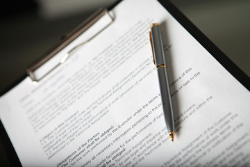 Fototapeta premium contract