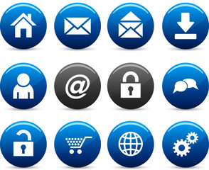 web   icon set. Vector illustration