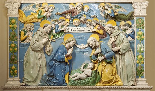 Weihnachtsmotiv Geburt christi