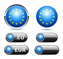 drapeau europe / union européenne / europe flag