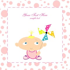 TARJETA ANUNCIO RECIEN NACIDO