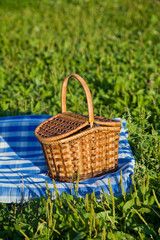 basket on glade