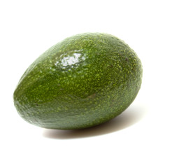 avocado isolated on white