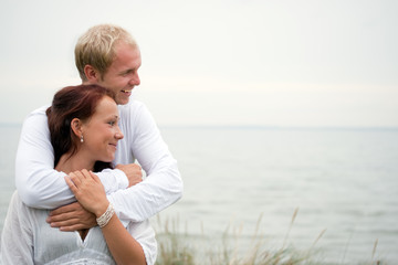Fototapeta premium Couple embracing
