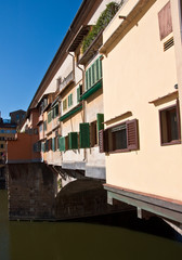 Fototapeta na wymiar Ponte vecchio Firenze - prospettiva