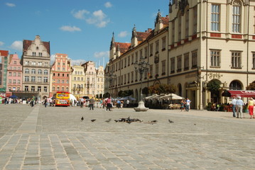 Fototapeta premium rynek w dużym mieście