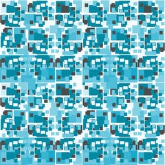 Seamless blue tile pattern