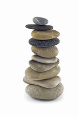 Fototapeta na wymiar Stability - Balanced pebble stack