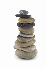 Stability - Balanced pebble stack