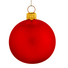 Christmas ball with clipping path