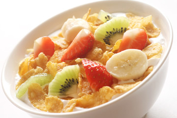 Cornflakes with Fruit