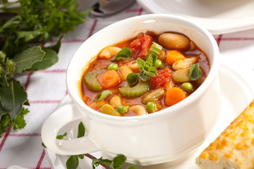 Minestrone soup