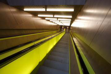 Down the Escalator