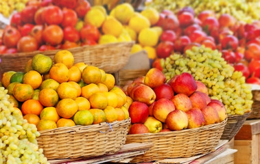 étalage de fruits