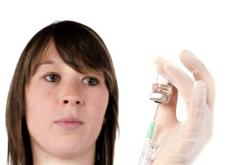 préparer une injection