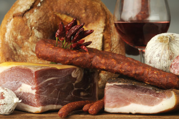 Salumi misti italiani