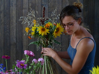 La jeune fleuriste