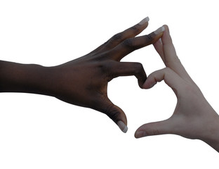 Schwarz Wei&szlig;e H&auml;nde