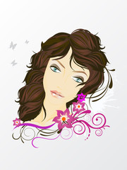 wunderschönes frauenportrait