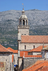 Fototapeta na wymiar Kościół w Korcula
